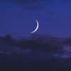 Neumond am Himmel