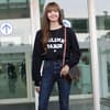 Lisa von Blackpink in Jeans