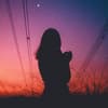 Silhouette einer Frau