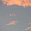 Mond am Himmel