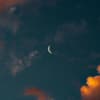 Mond am Himmel