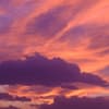 Bunter Himmel mit Wolken