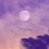 Vollmond am pinken Himmel