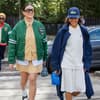 Zwei Frauen in sportlichen Fashion-Looks