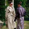 Zwei Frauen auf der Australian Fashion Week