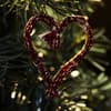 Herz Ornament am Weihnachtsbaum
