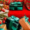 Geschenke für Weihnachten eingepackt