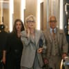 Anne Hathaway, Meryl Streep und Stanley Tucci in „Der Teufel trägt Prada 2“.