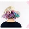 Rainbow Dip Dye Hair