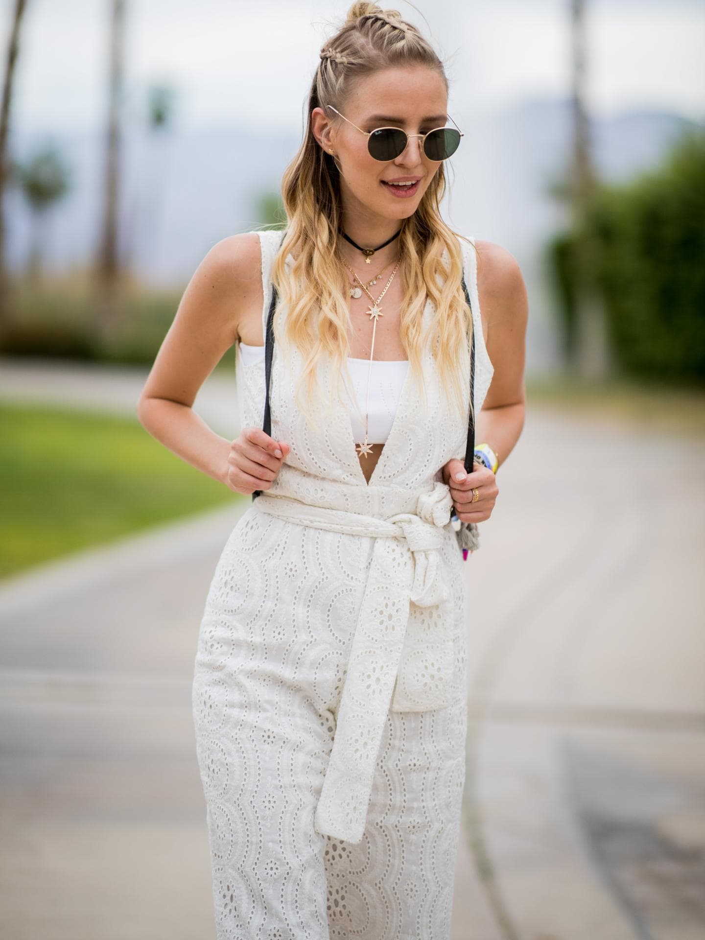 Geflochtene Sommerfrisur
