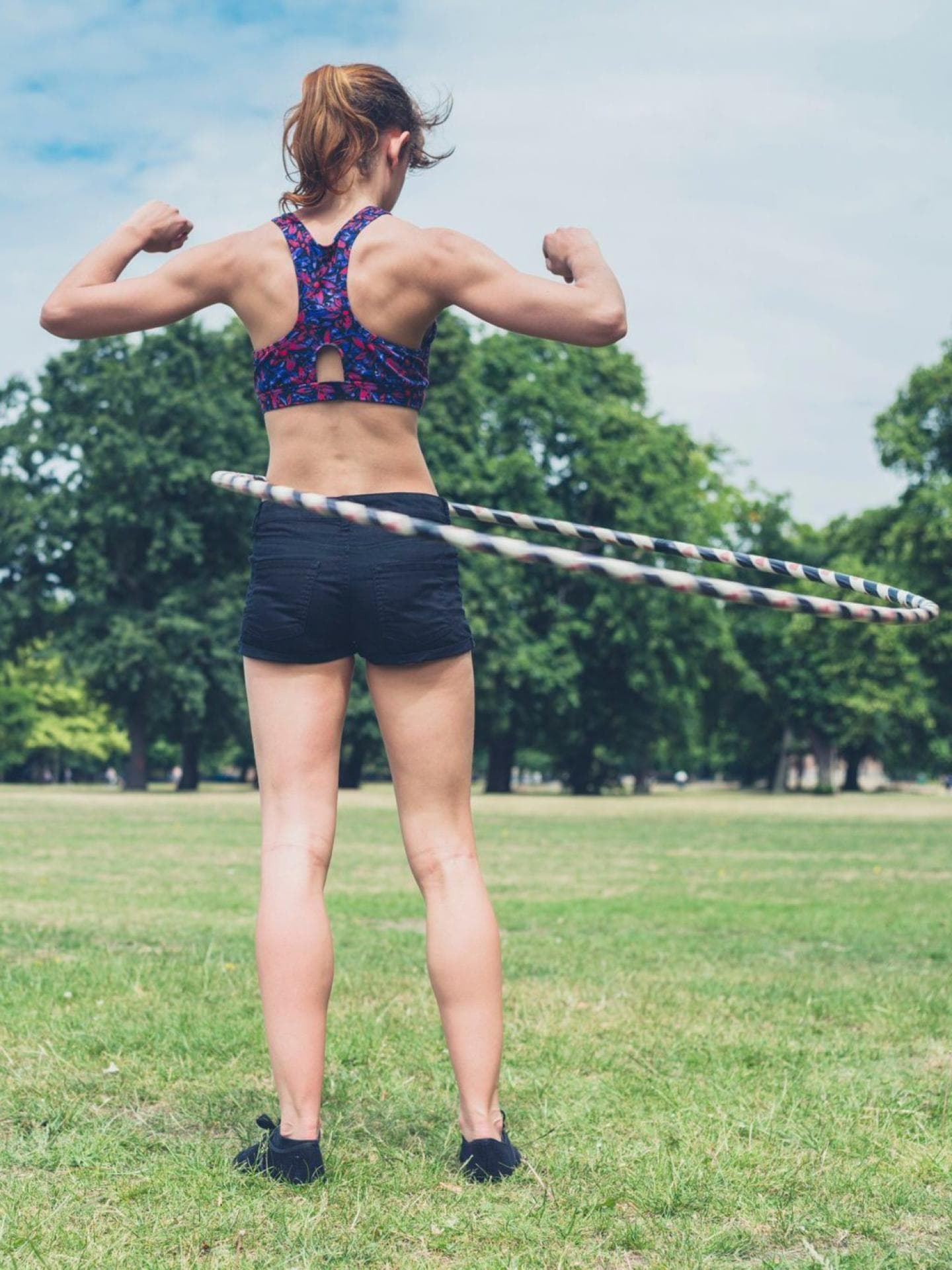Hula-Hoop zum Abnehmen Hula-Hoop zum Abnehmen