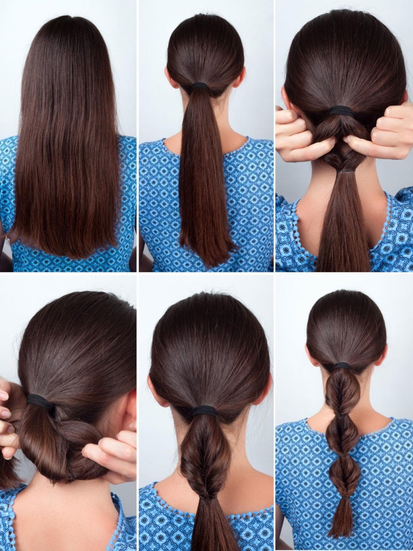 Geflochtener Ponytail