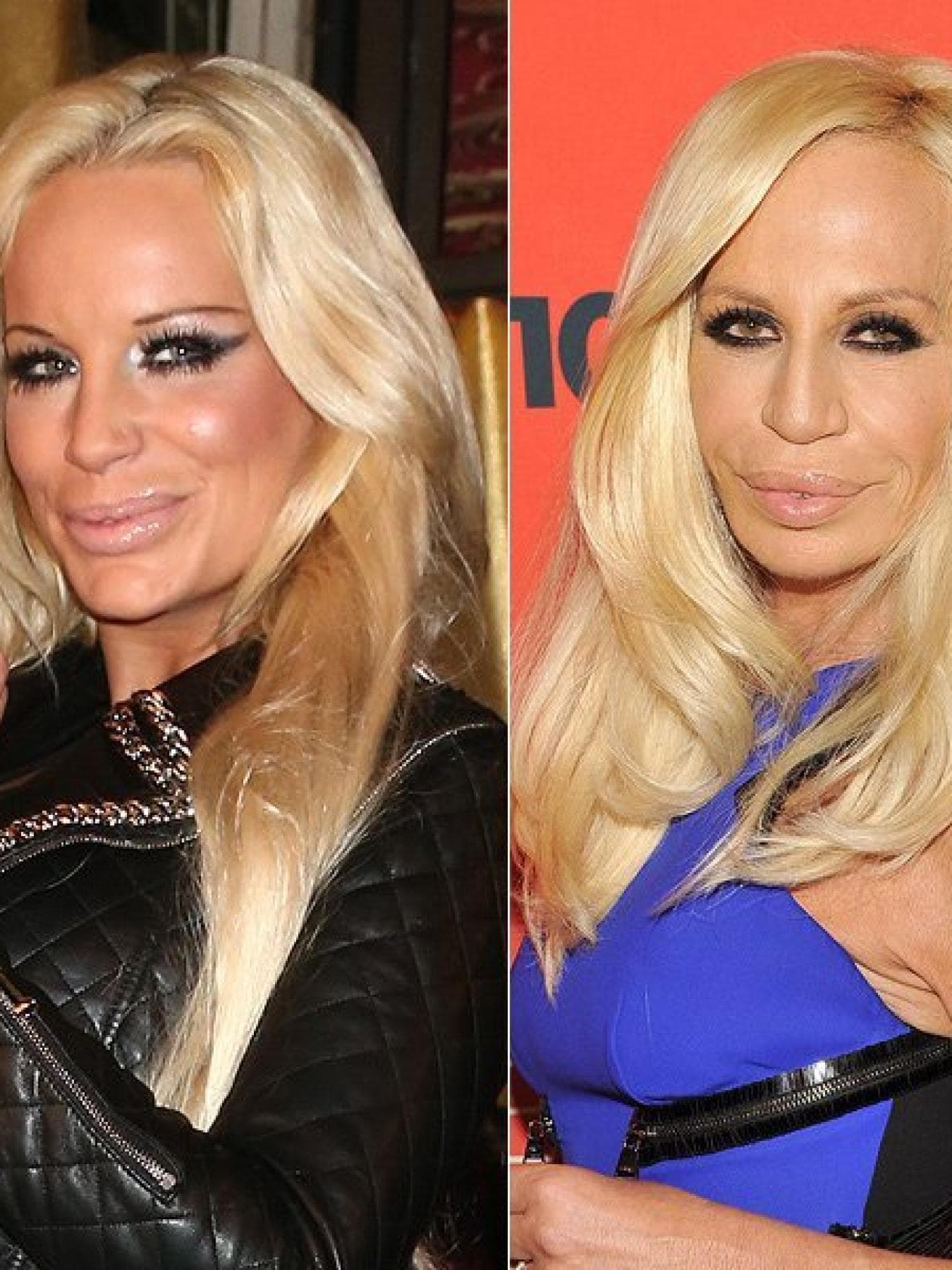 Gina-Lisa sieht aus wie Donatella Versace