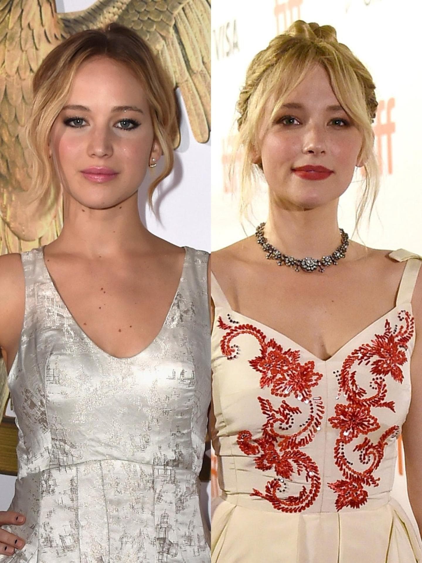 Jennifer Lawrence und Doppelgängerin Haley Bennett