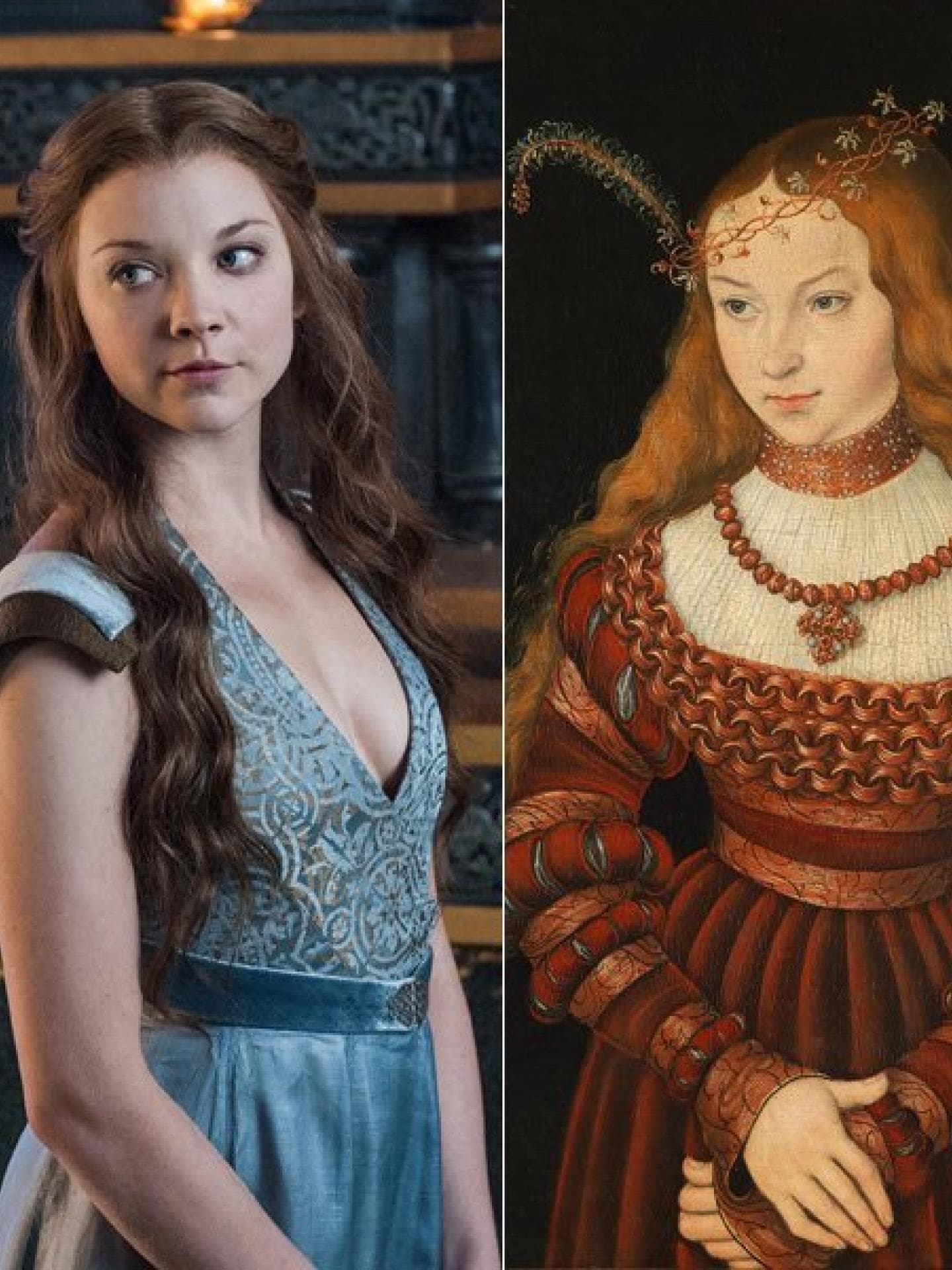 Natalie Dormer und Cranachs Sibylle