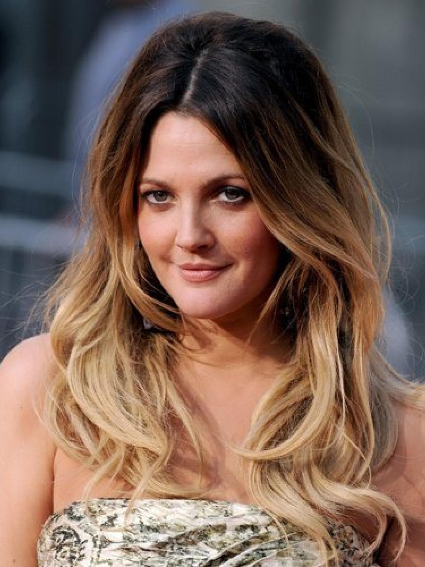 Drew Barrymore mit Ombre Hair