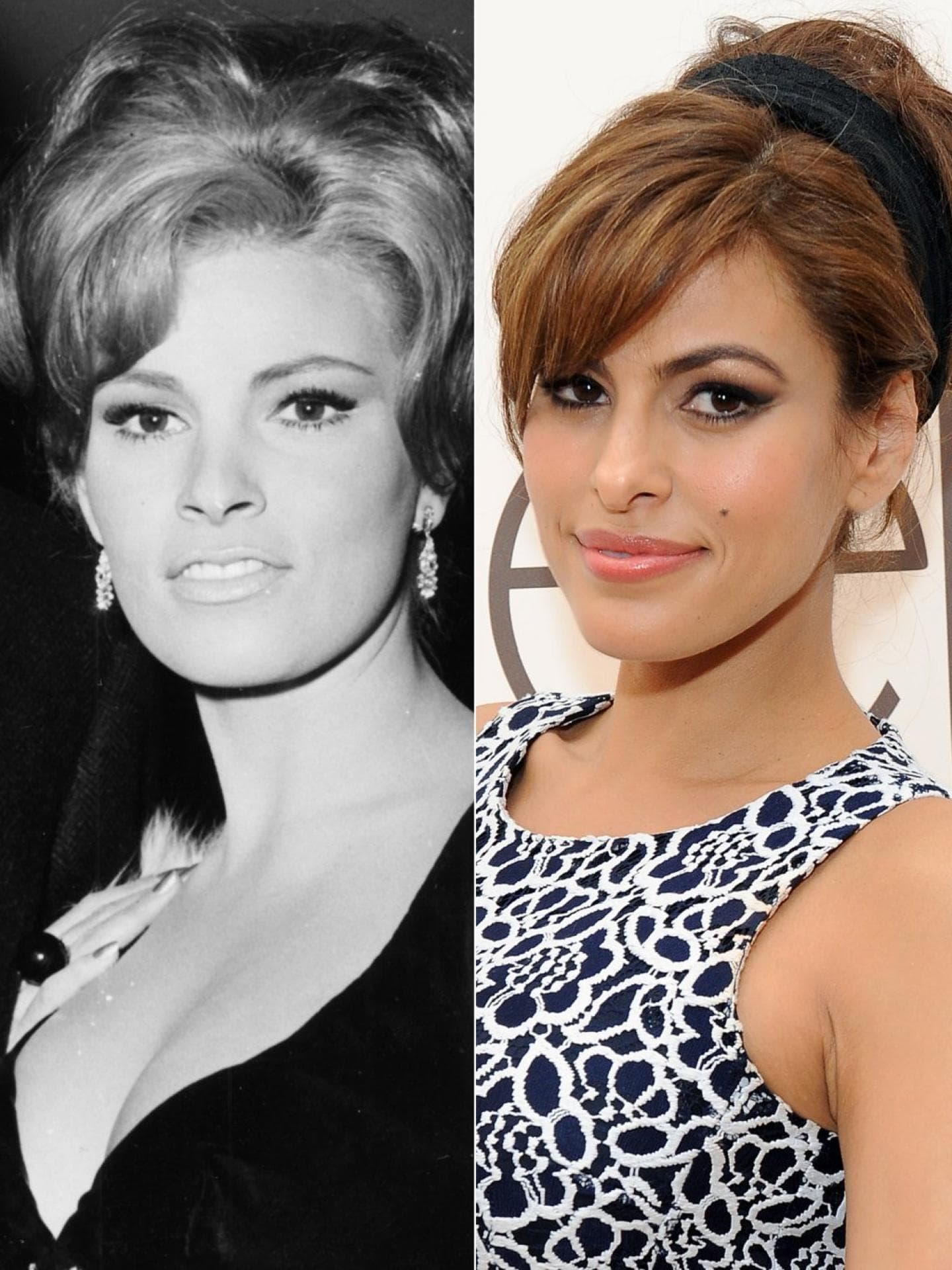 Raquel Welch und Eva Mendes