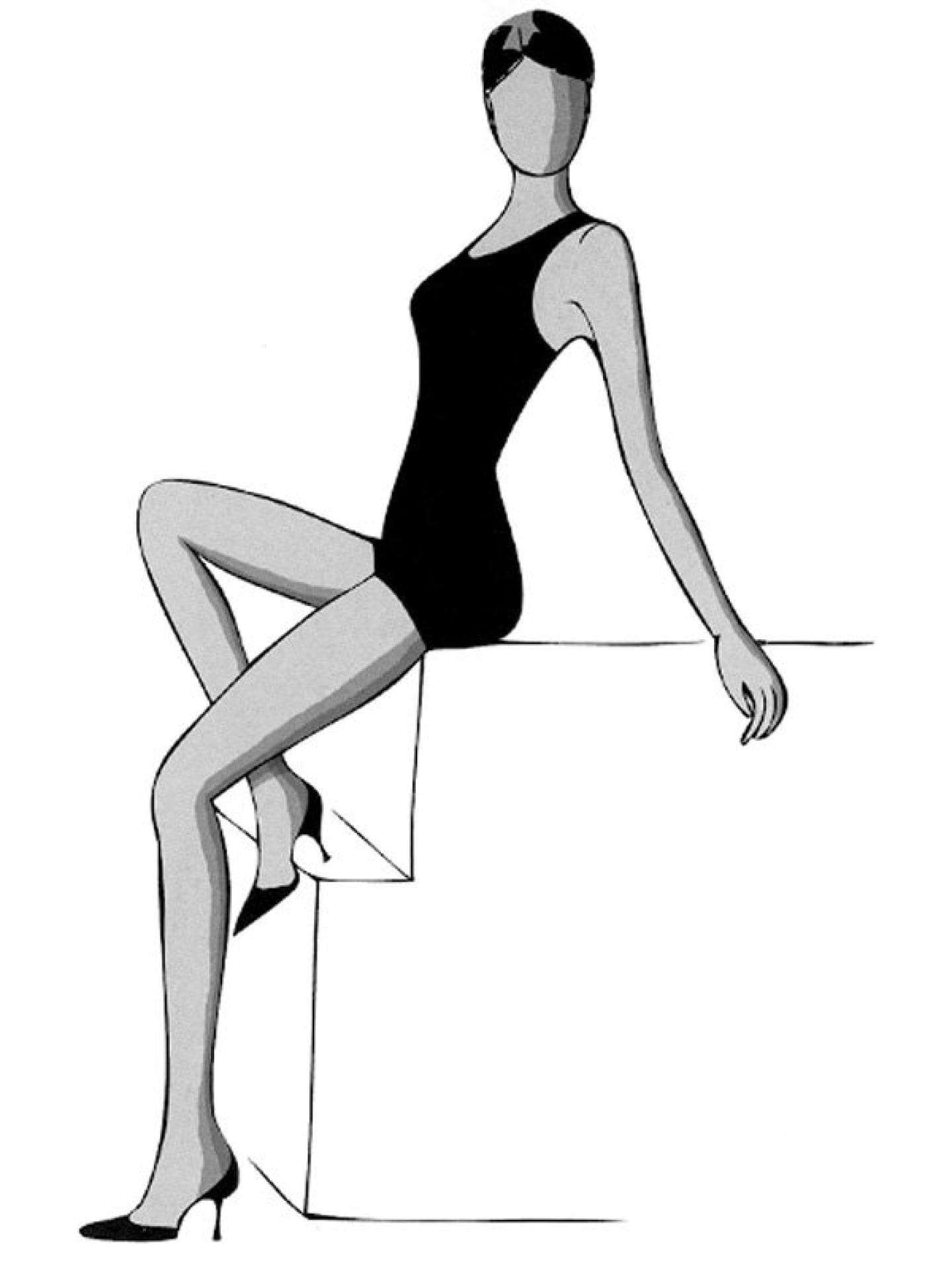 Sexy Pose für Fotos