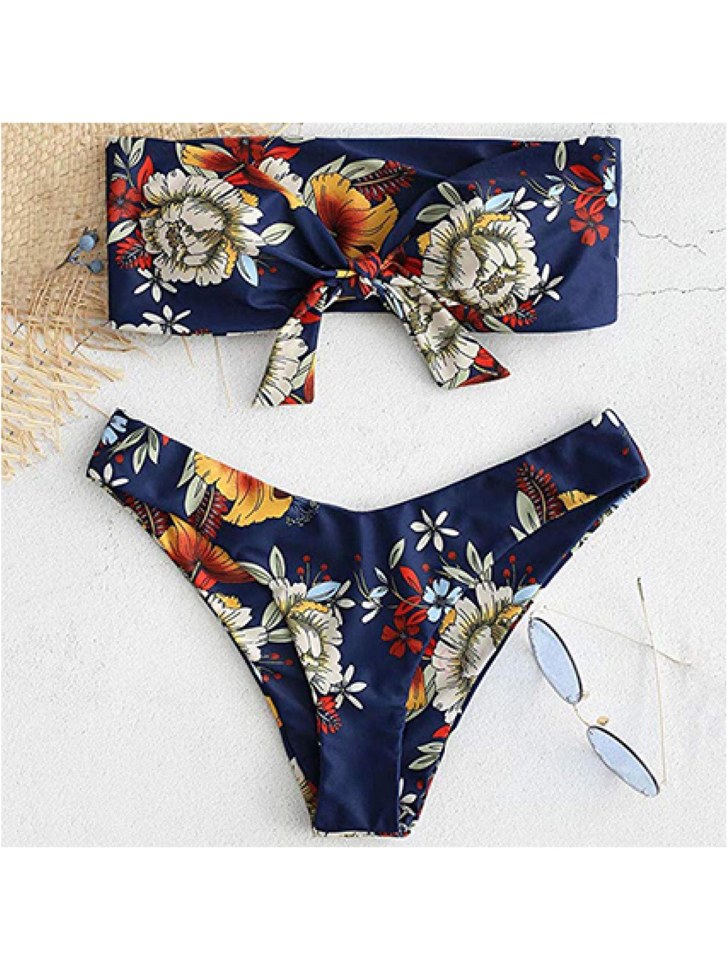 Schulterfreier Bikini
