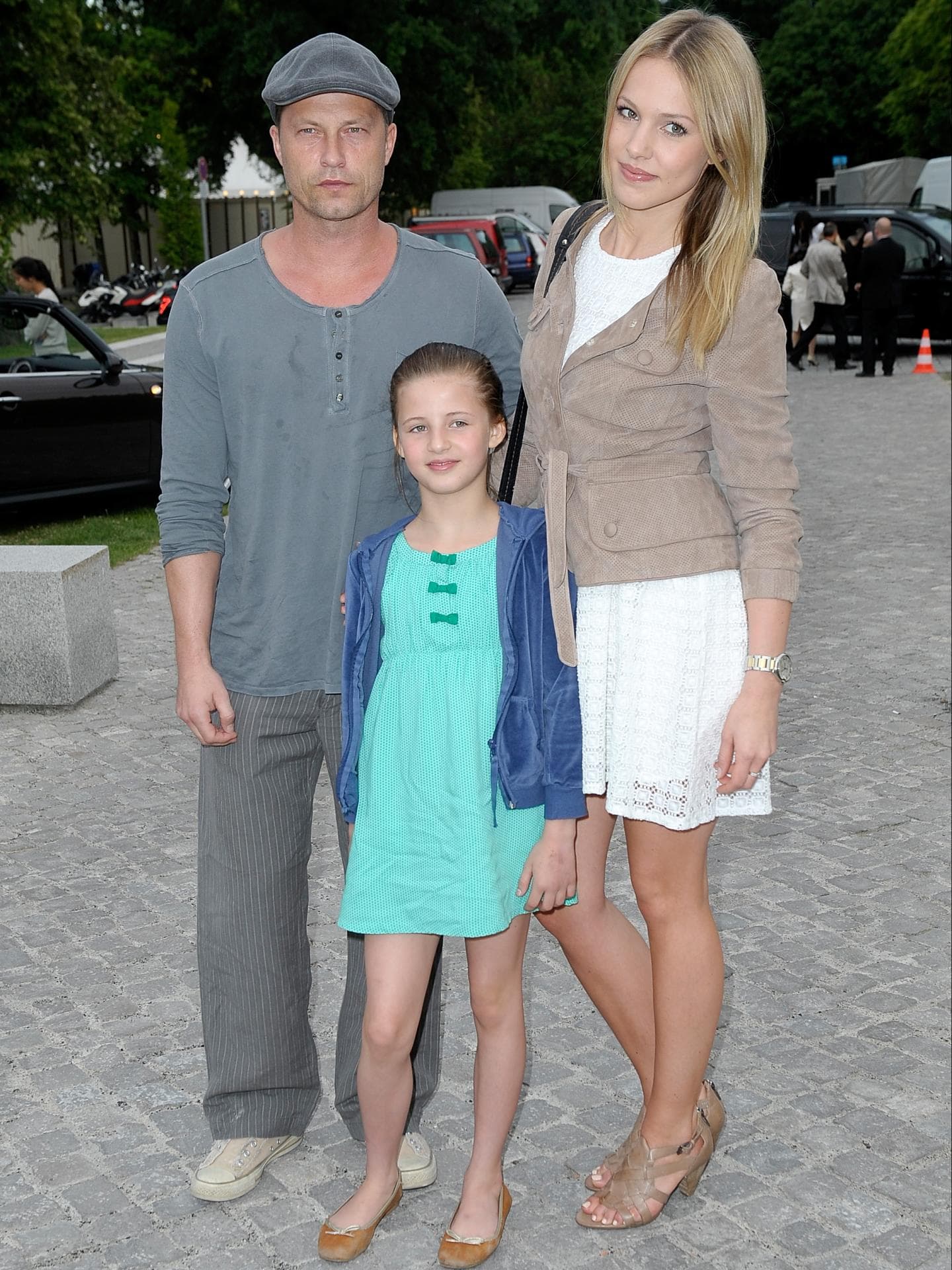 Emma Schweiger mit Til Schweiger und Svenja Holtmann