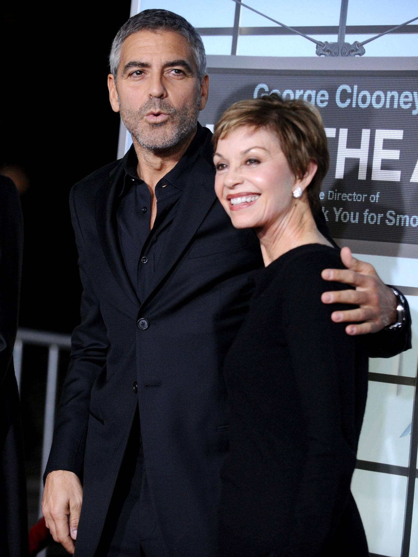 Geroge Clooney mit seiner Mama