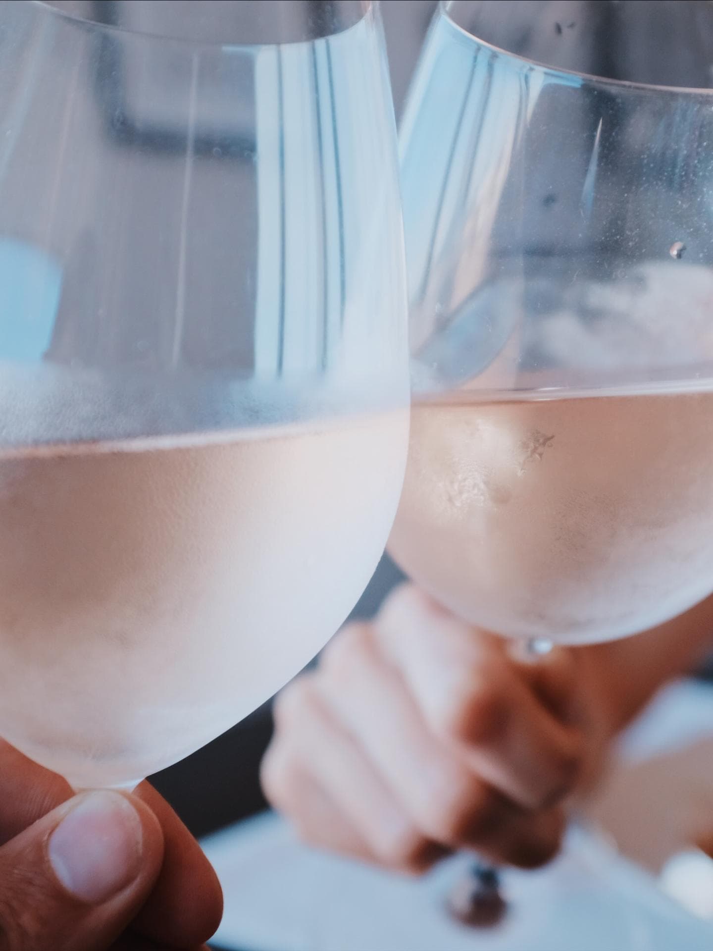 Gekühlter Weißwein