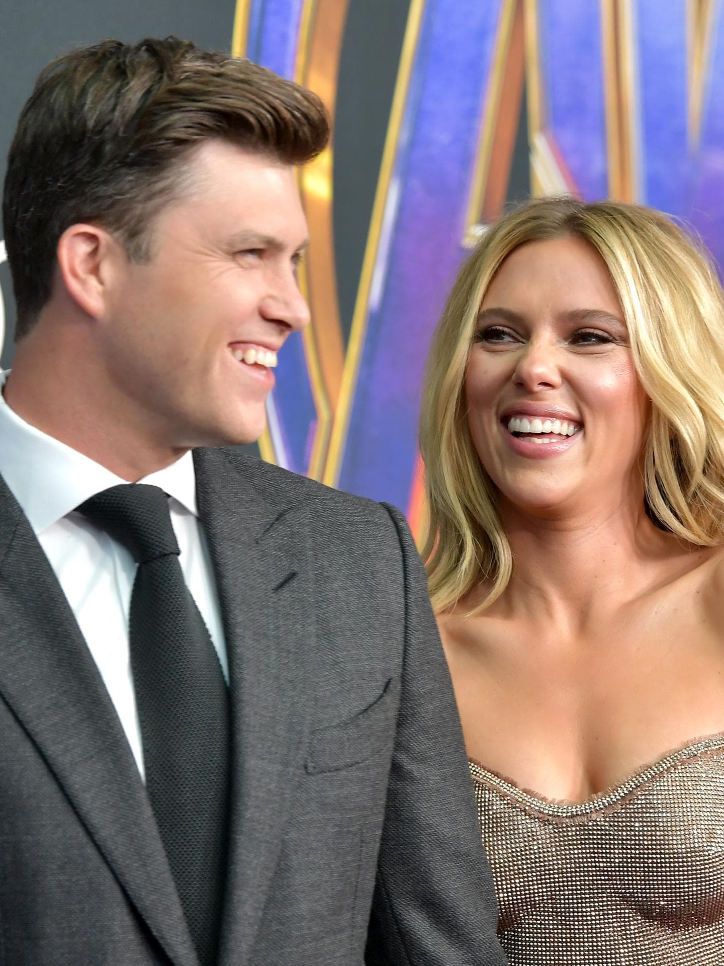 Scarlett Johansson und Colin Jost