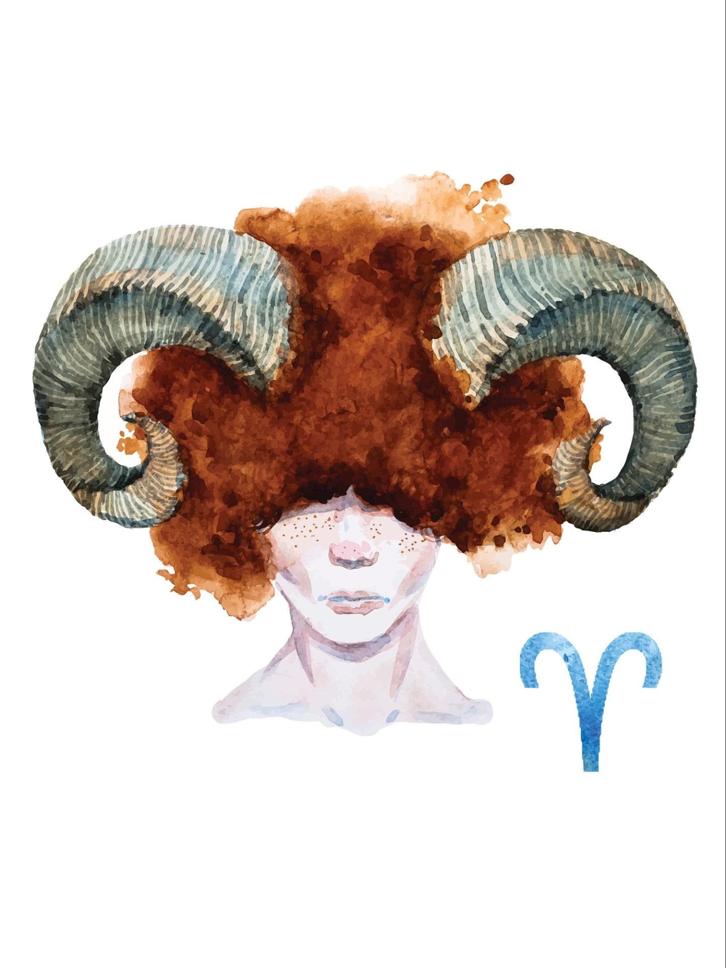 Illustration Sternzeichen Widder