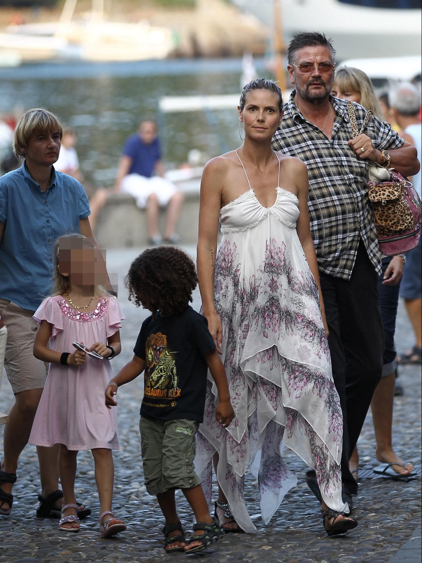 Leni Klum mit Opa Klum