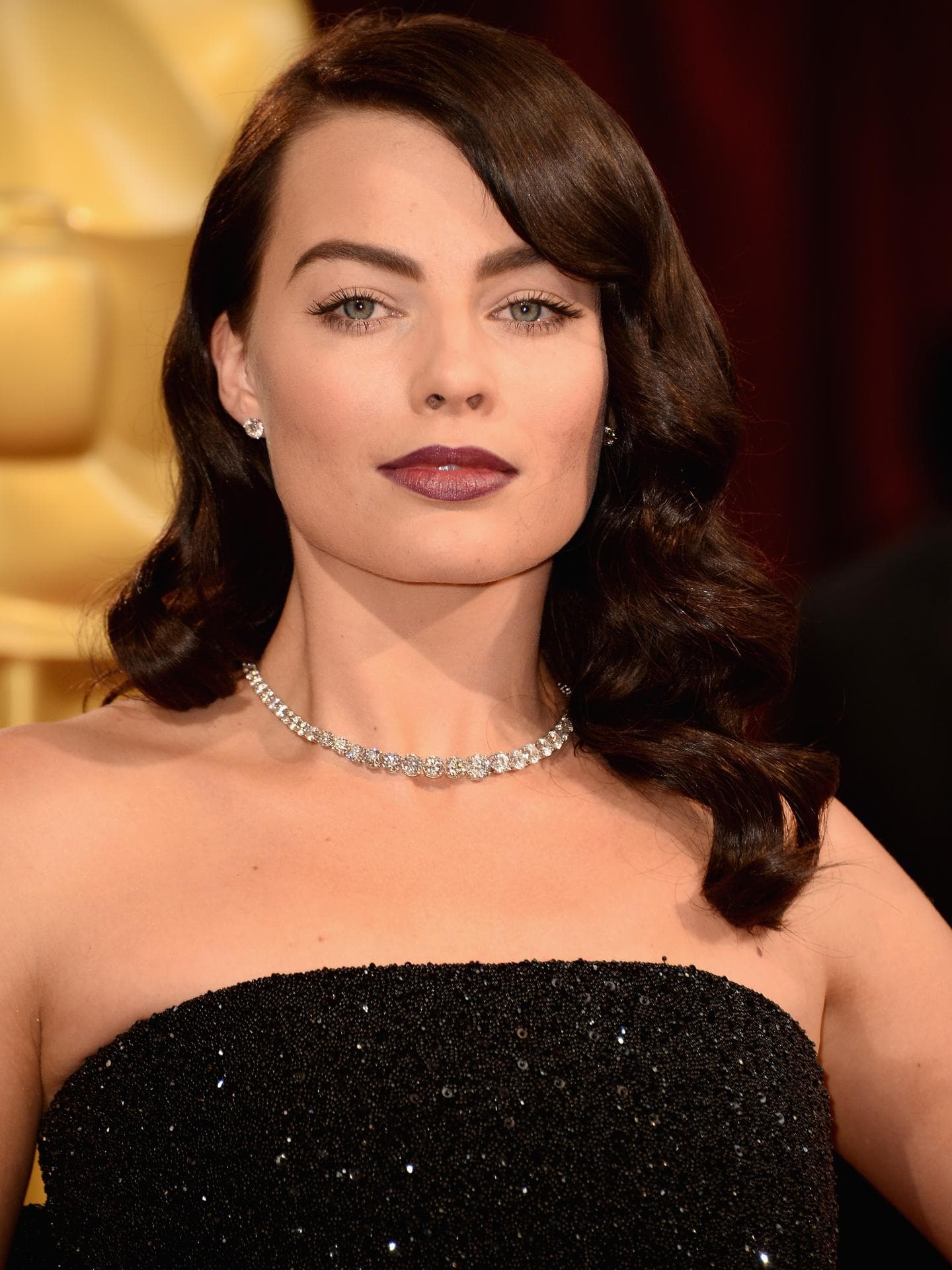 margot robbie braune haare