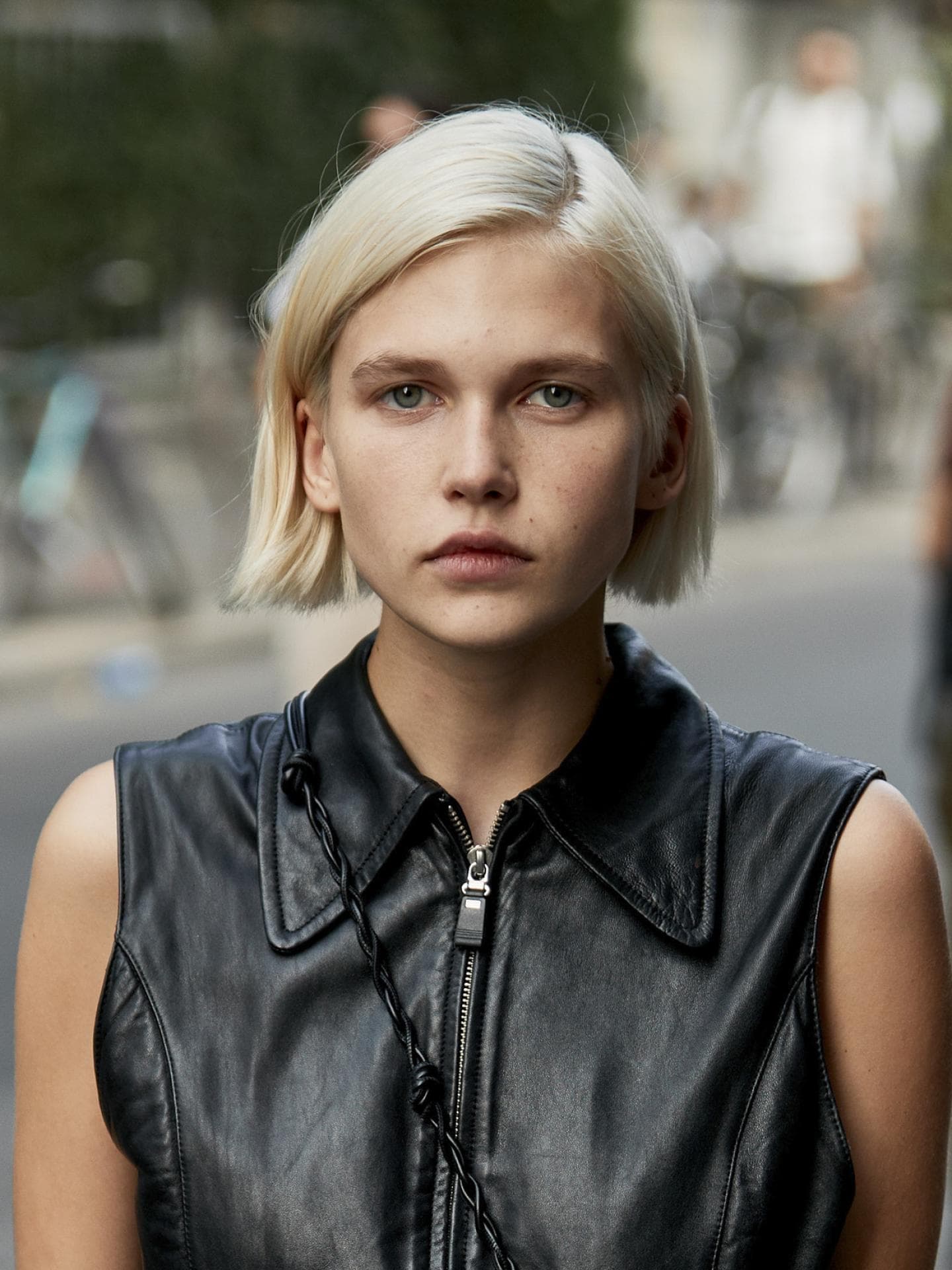 Bob Frisur Frau mit Bob Frisur