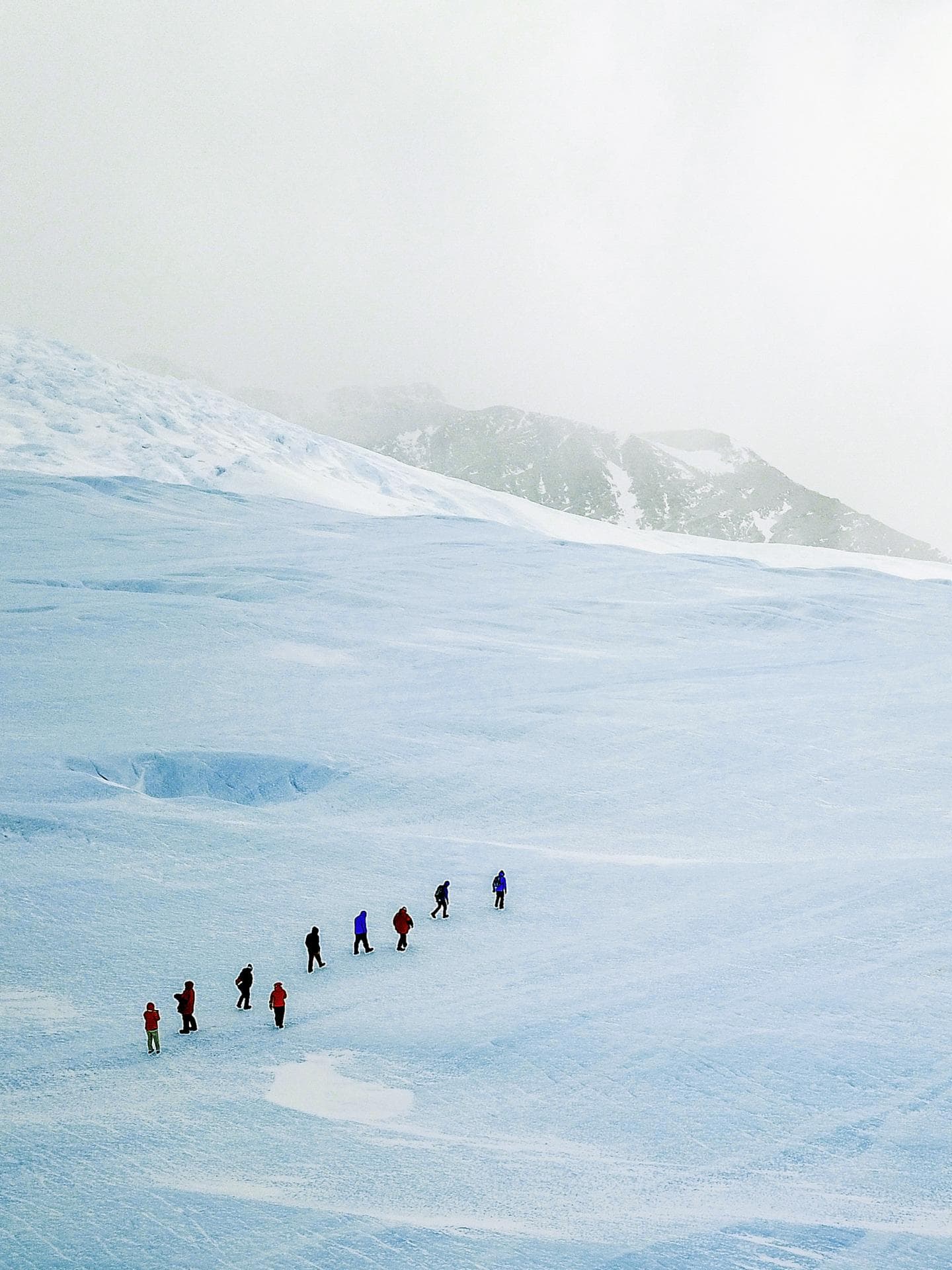 Forscher auf Expedition in der Antarktis