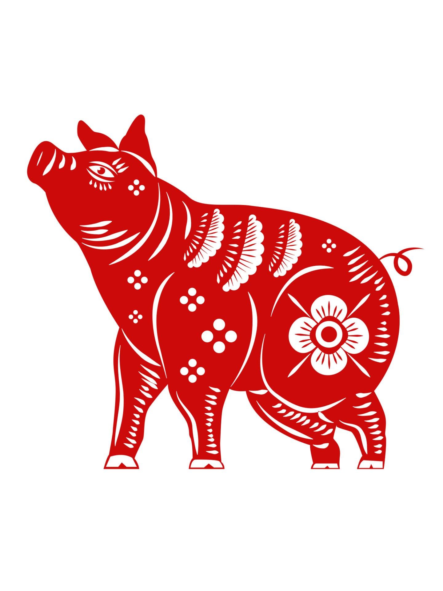 Chinesisches Sternzeichen Schwein Chinesisches Sternzeichen Schwein
