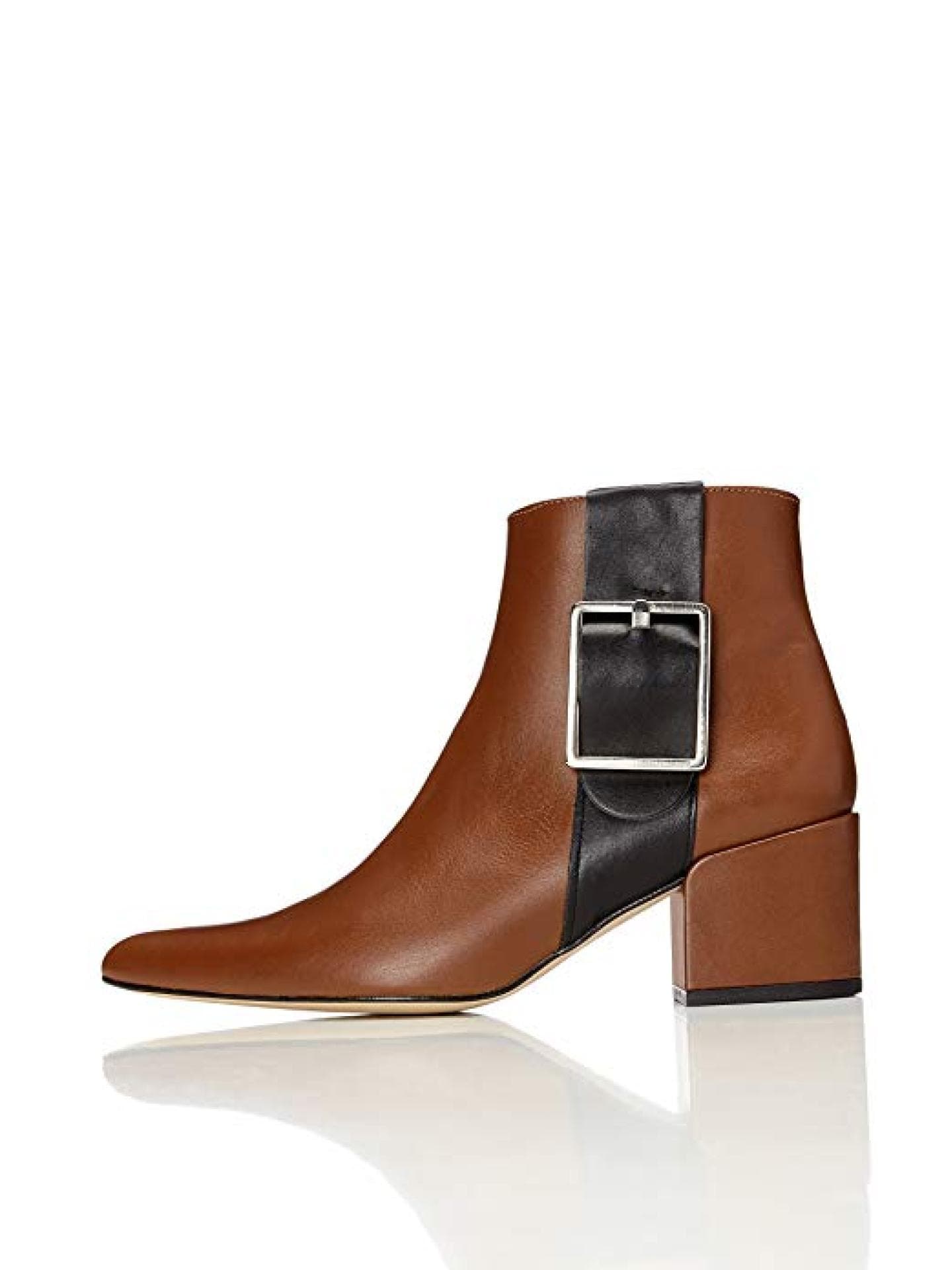Stiefelette mit Lederschnalle