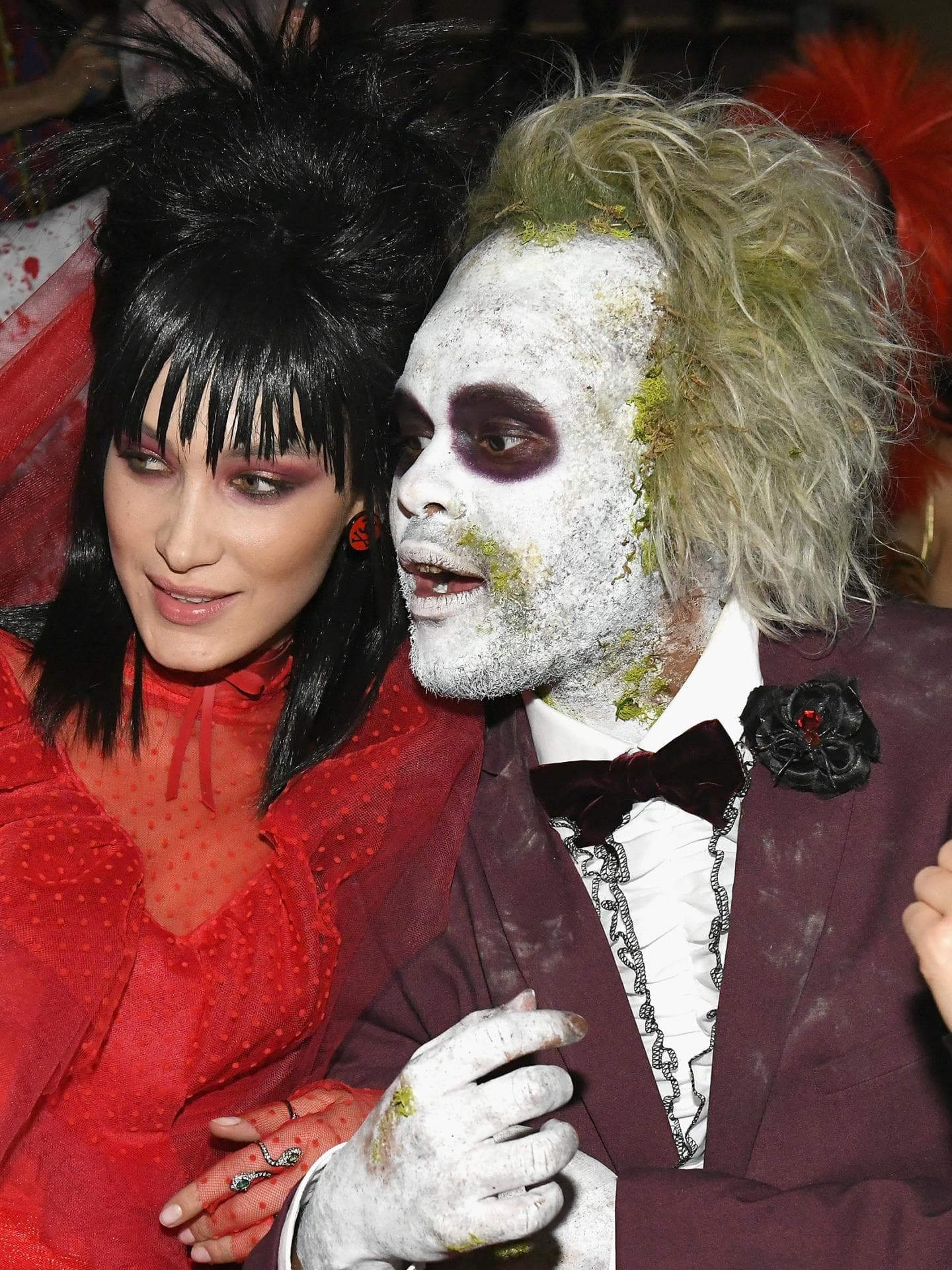 Beetlejuice Halloween Kostüm Bella Hadid The Weekend