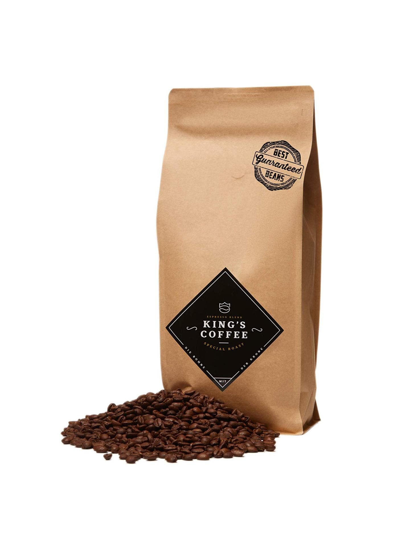 ein Kilo der fairen Kaffeebohnen für ca. 25 Euro