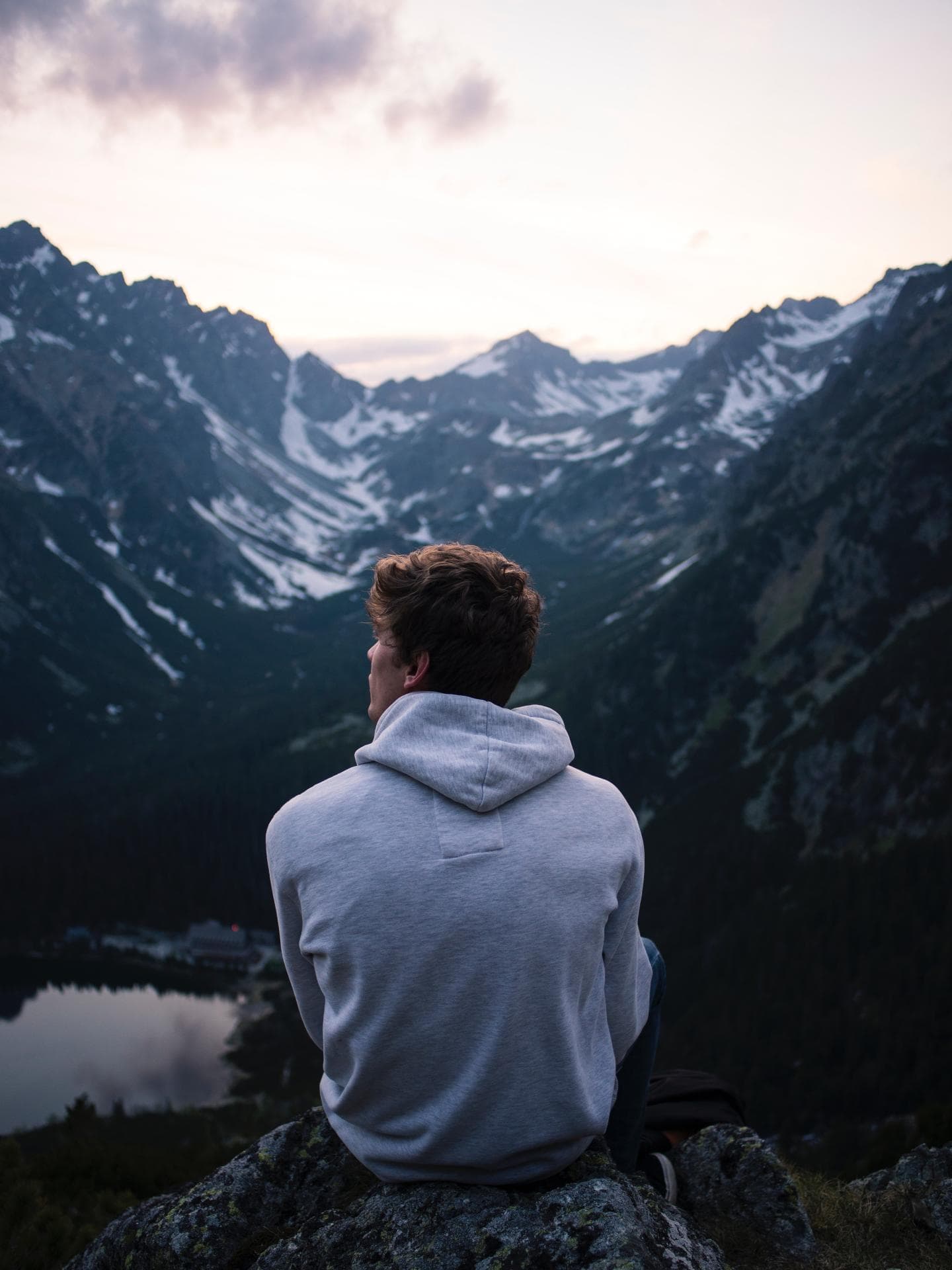Mann in der Natur