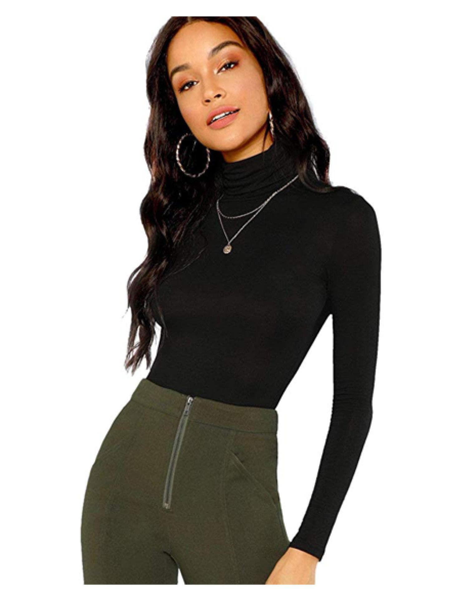 rollkragen pullover schwarz 