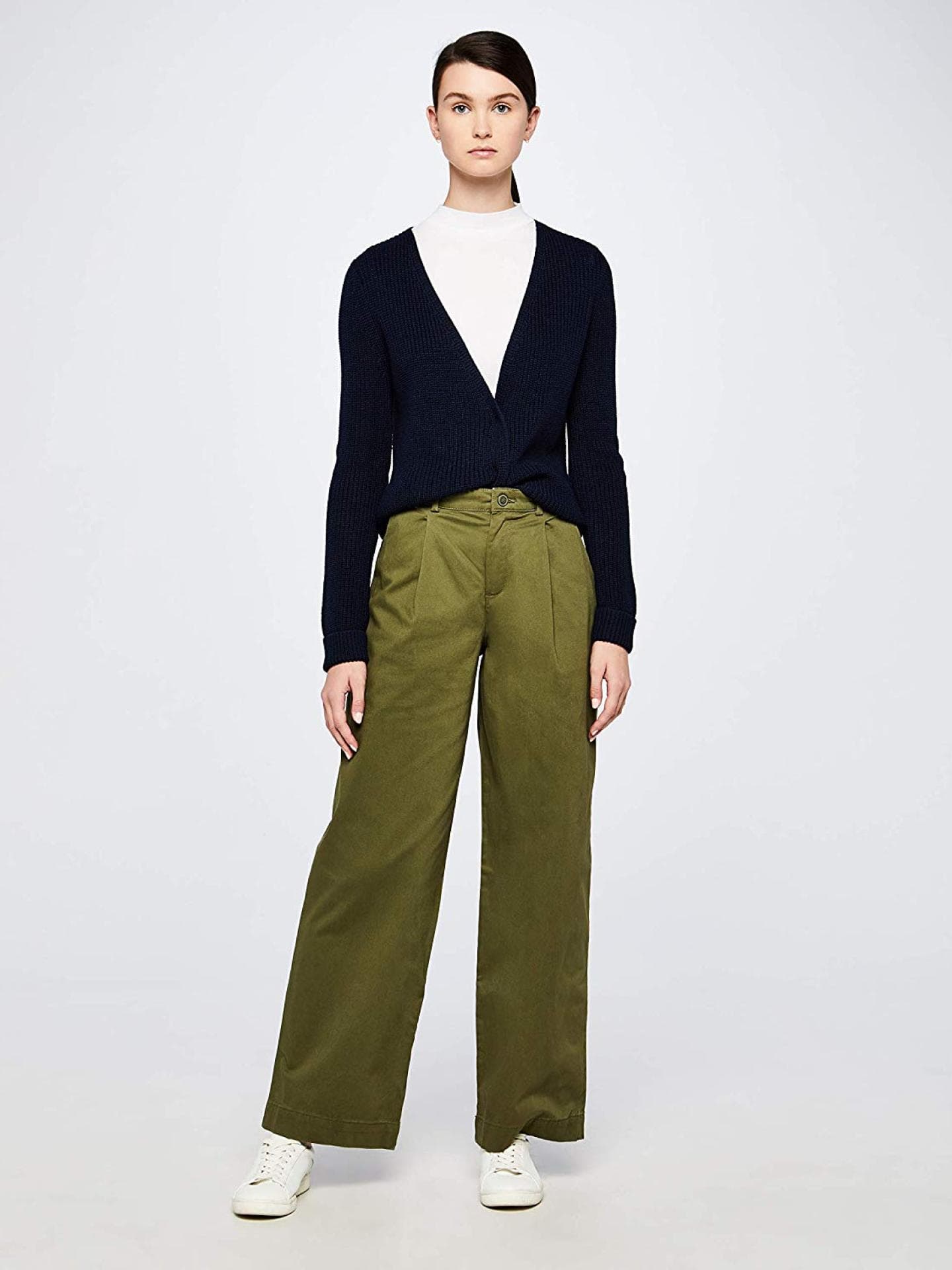 Basic Strickjacke