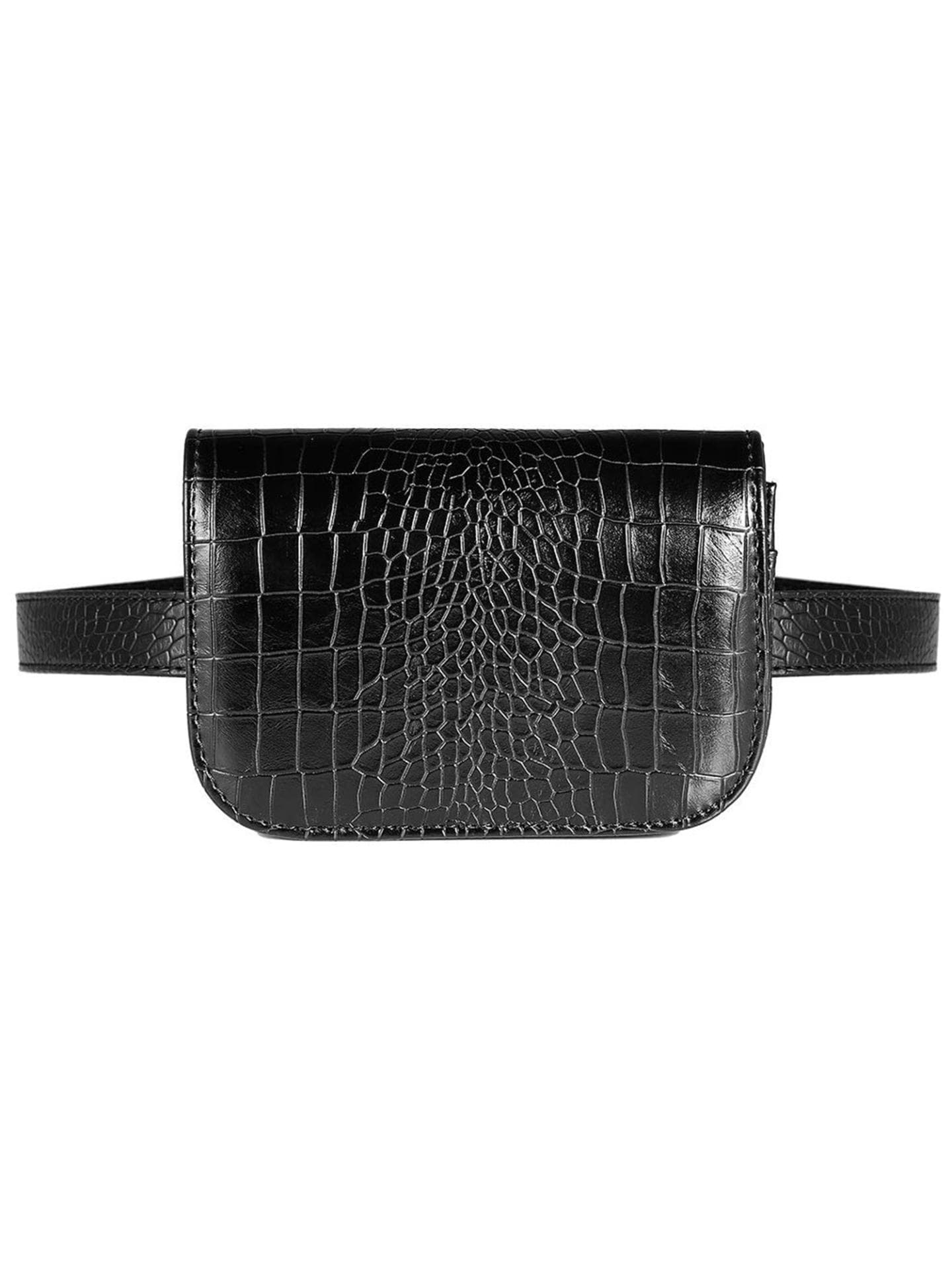 Winter-Outfit: Gürteltasche aus Fake-Kokoleder