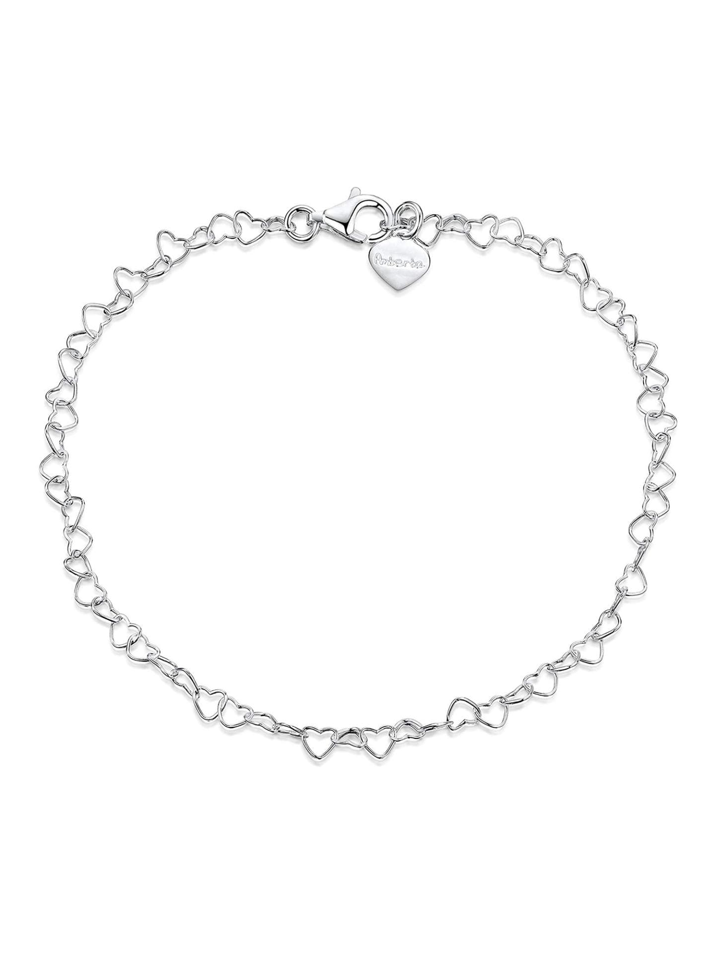 Herzarmband von Alberta aus 925 Sterlingsilber
