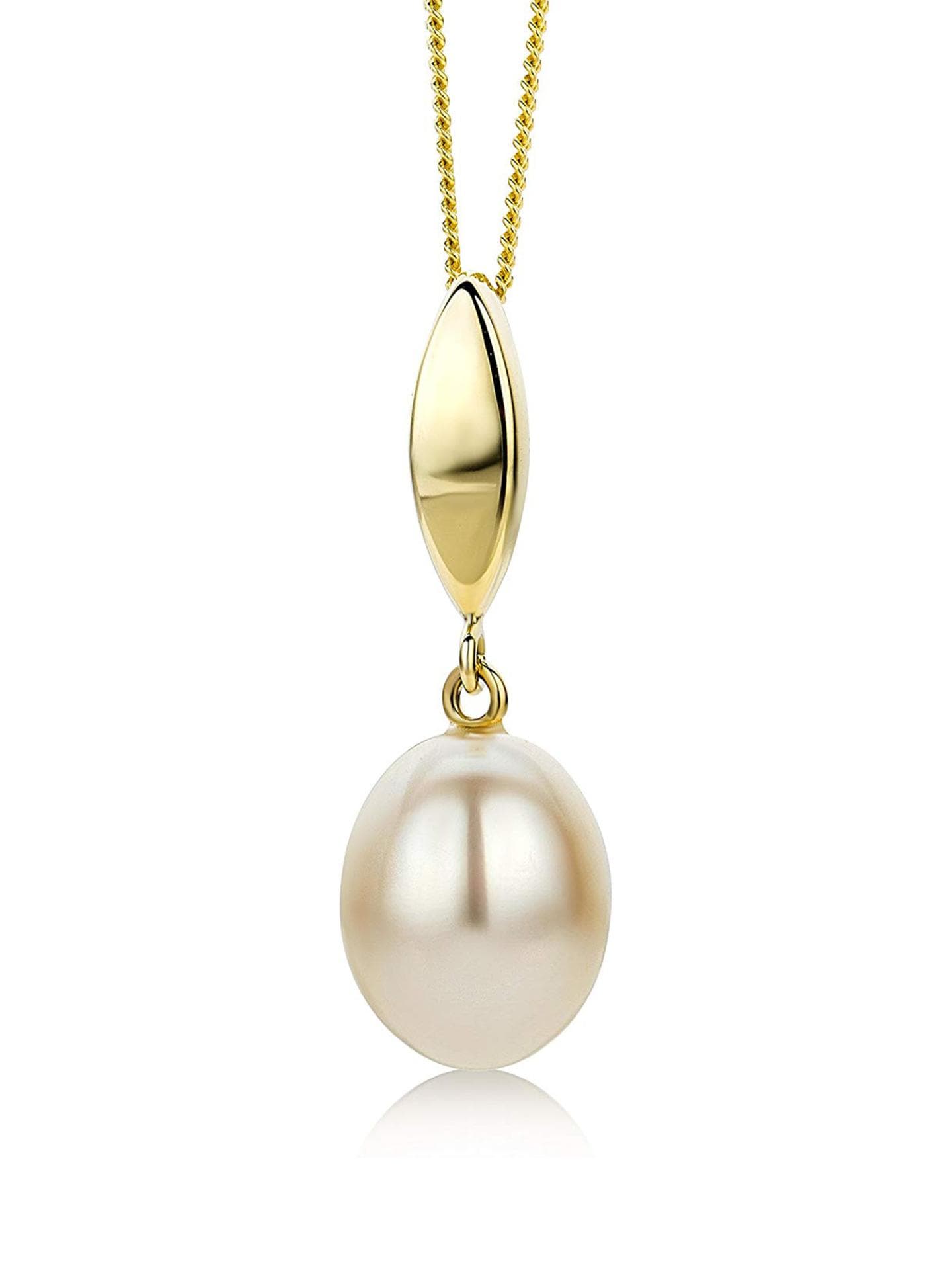 Goldkette mit einer echten Perle