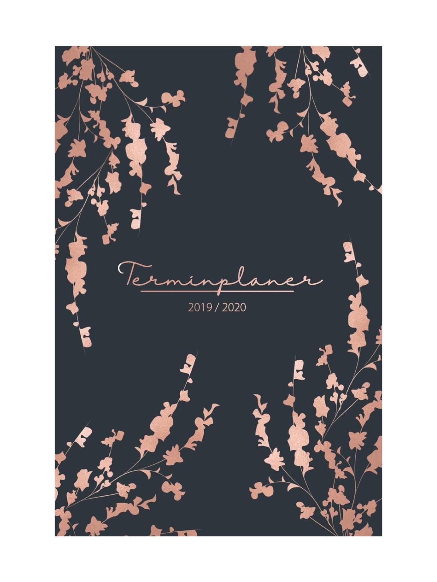Terminplaner mit floralem Design