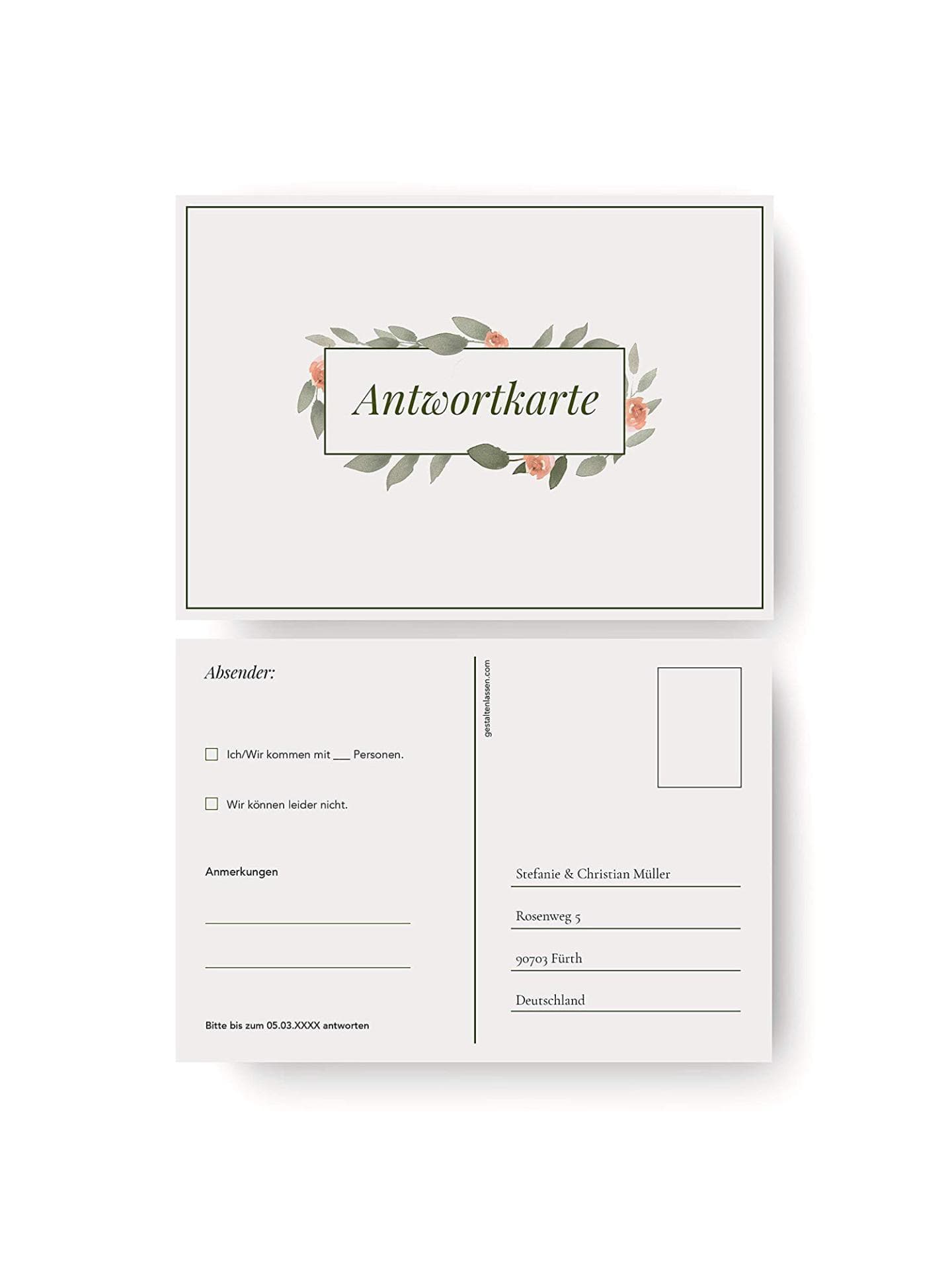 Antwortkarte