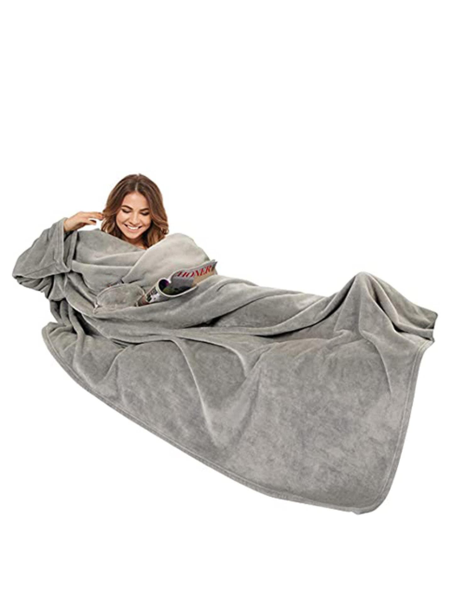 Kuscheldecke mit Ärmeln