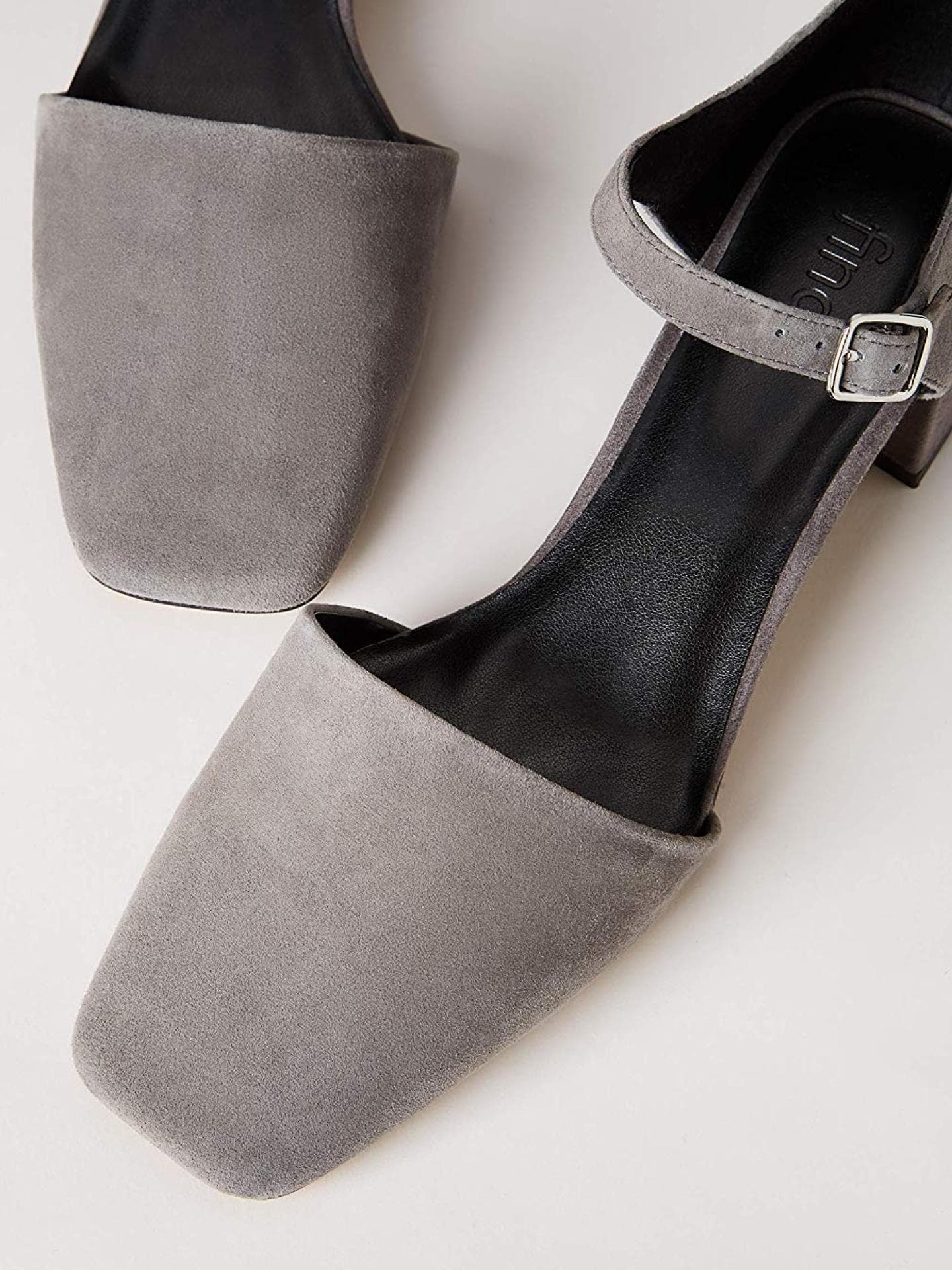 Mary Janes aus Wildleder,