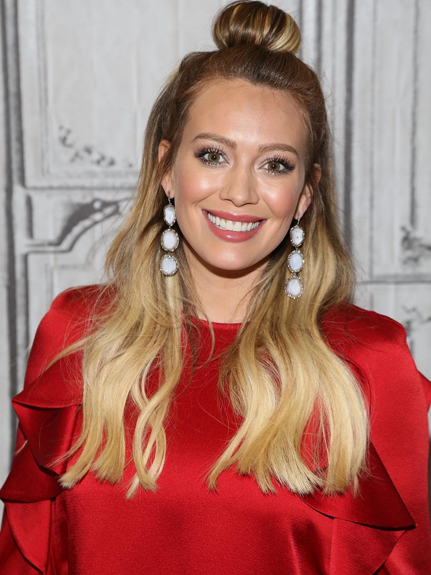 Frisur Hilary Duff Halfbun