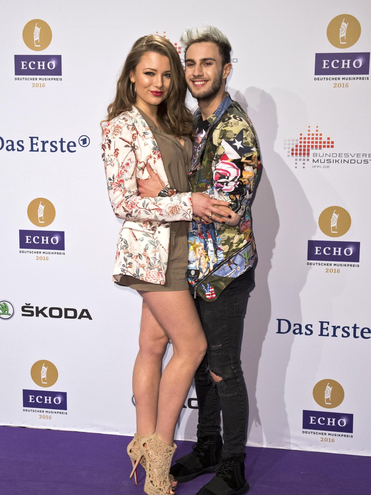 Marc Aurel Zeeb und Joelina Drews