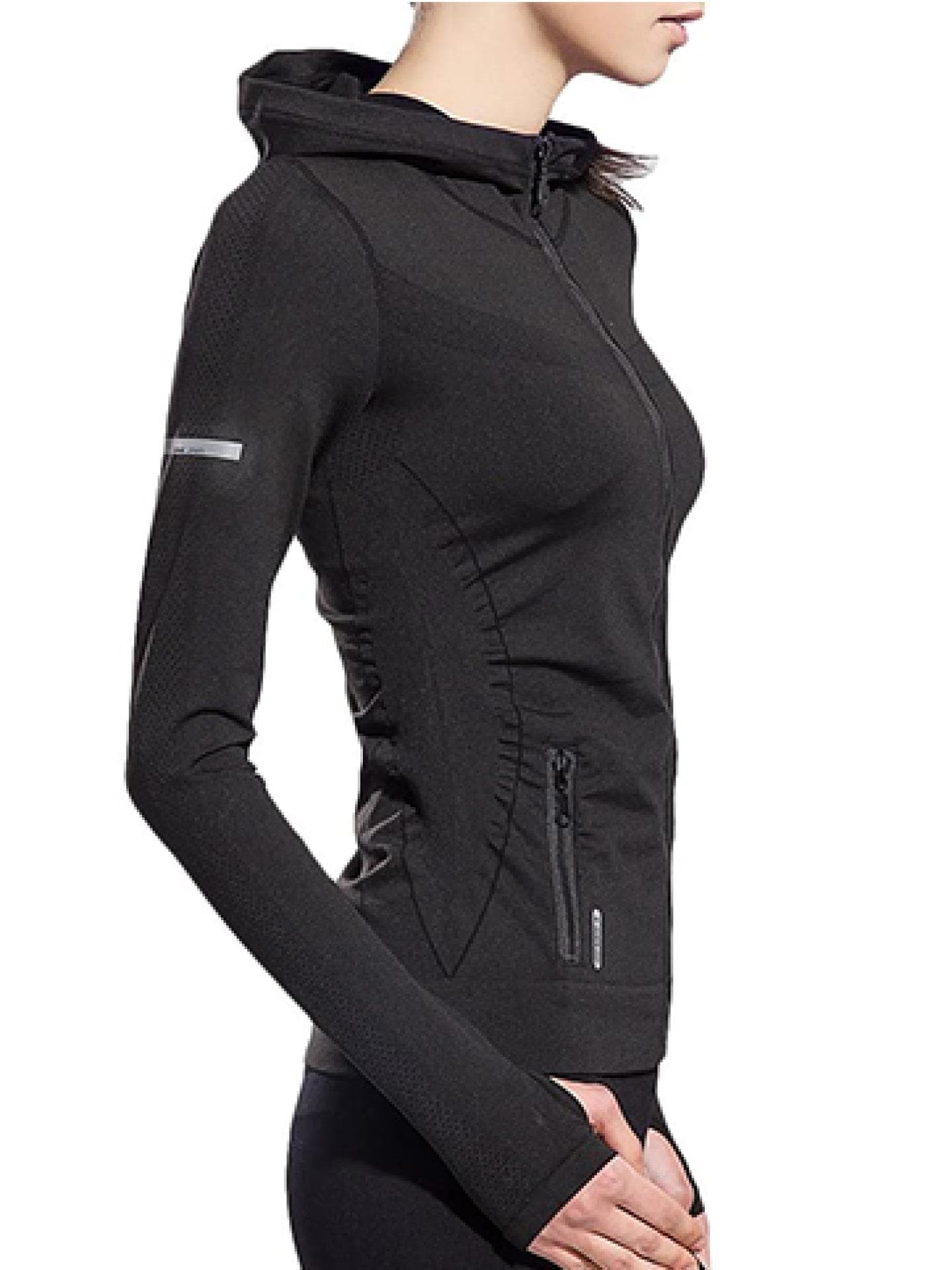 Laufjacke schwarz