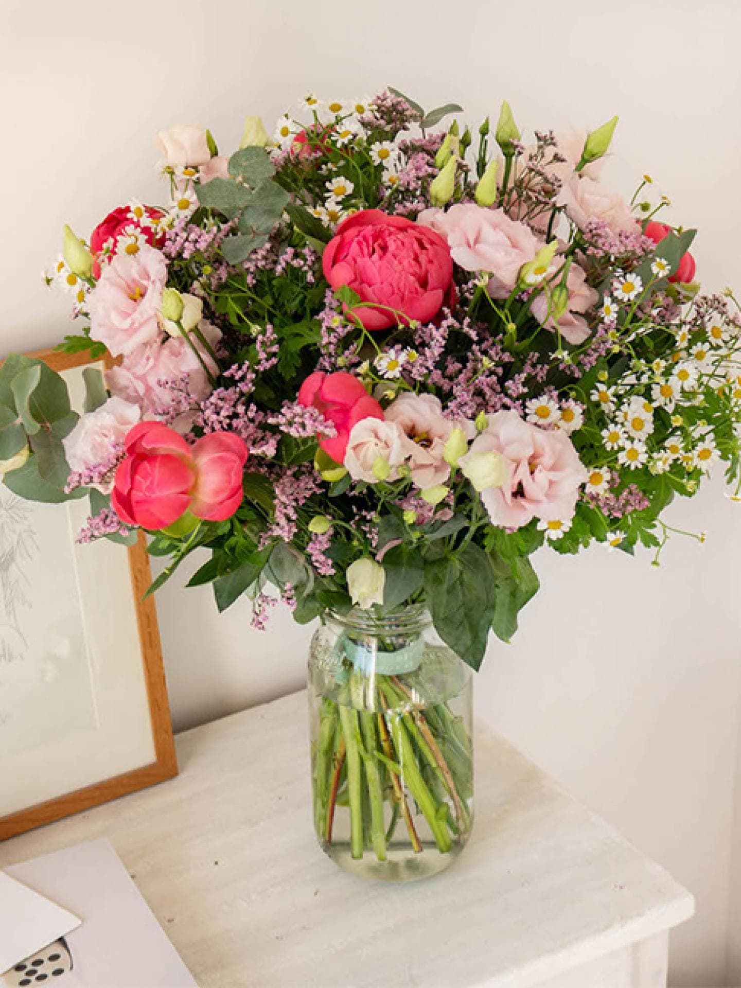 Blumenstrauß Muttertag Bergamotte